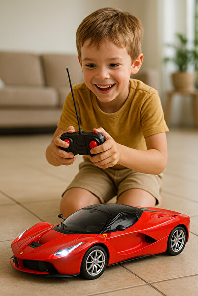 LEAN RC Remote Control Sports Car 1:16 Red