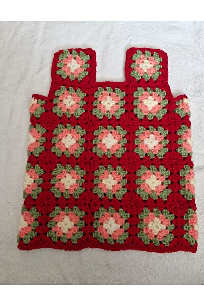 Ebi El örgüsü motifli bebek süveter