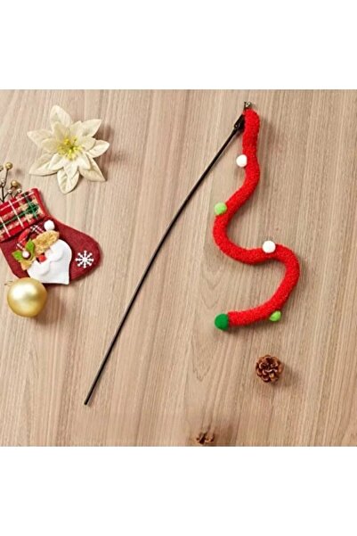 Mersi SHOP صنارة صيد على شكل قطة بتصميم مزخرف |   لعبة تفاعلية للقطط مع ريش م...