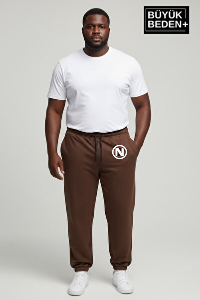 Superlife Ανδρικό μεγάλο μέγεθος N με λογότυπο, ελαστικό στο πόδι, άνετο κομμ...