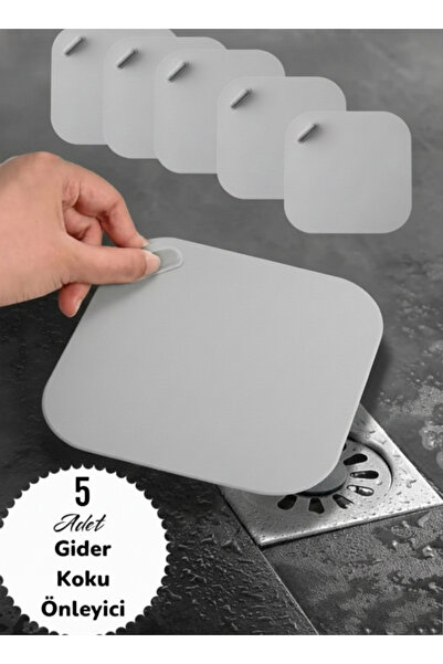 ZeDesign 5 ADET Kötü Koku Önleyici Silikon Mat Banyo Mutfak Lavabo Balkon Gider Tıpası Kapağı Böcek Önleyici