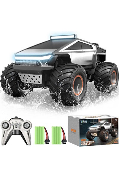 M.A&F's سيارة التحكم عن بعد M.A&F RC لعبة سايبر تراك رباعية الدفع زاحفة الصخور (فضية، 1:12)