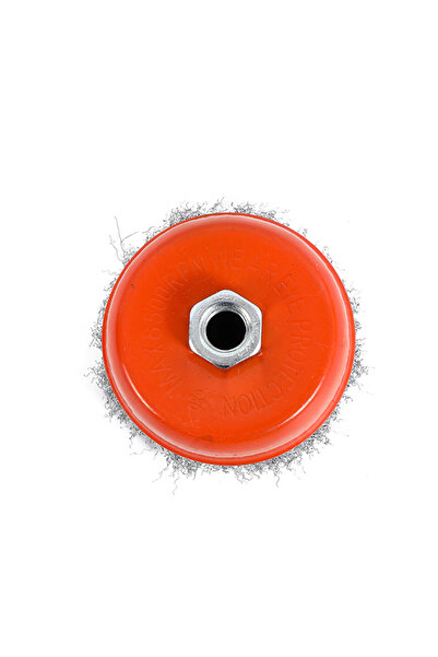 Lawazim Crimped Wire Cup Brush 5 Inch - Rust Removal Grinder Brush