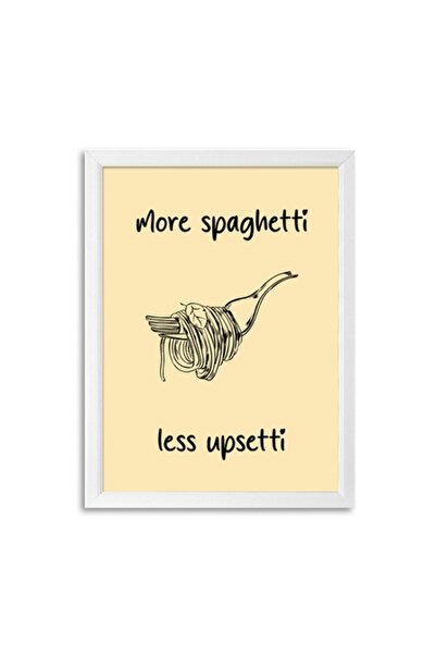 OEM Print "More spaghetti, less upsetti", A3, 30x42 cm