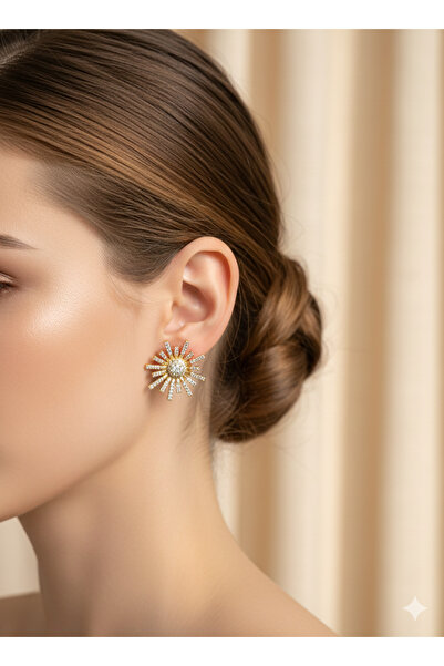 ZD JEWELRY XUPING Çelik Kalp li - İncili Zirkon Taşlı ÖZEL SERİ XUPING TASARI...