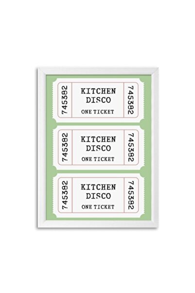 OEM Kitchen Disco Ticket print, A3 (42x30 cm)