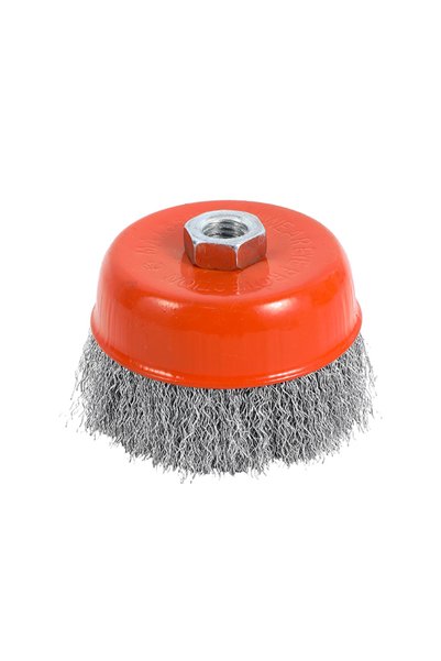 Lawazim Crimped Wire Cup Brush 5 Inch - Rust Removal Grinder Brush