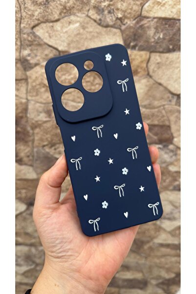 Vip Case İNFİNİX HOT 40 Uyumlu Mini Fiyonk Desenli Silikon Darbe Emici Klasik...