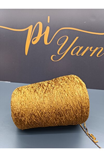 Pİ Yarn 87% Viscose Content Velvet Hand Knitting Yarn 500 Gr Brown