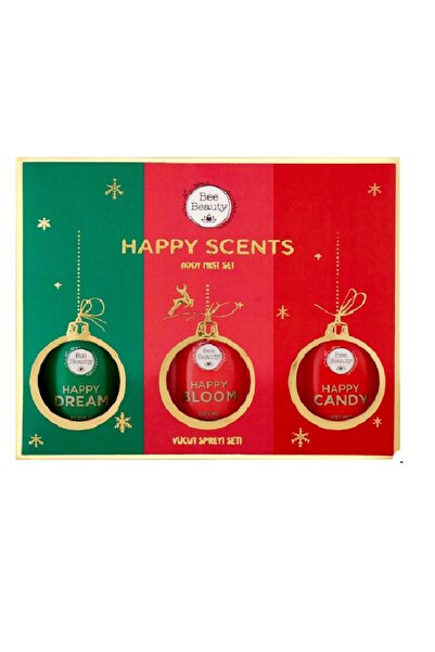 Bee Beauty Happy Scents Mini Vücut Spreyi Seti 3 x 50 ml