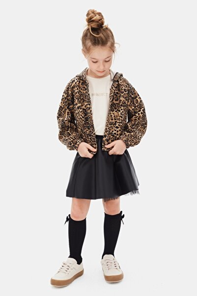 Nk Tekstil Jachetă leopard pentru fete Nk Kids 39520