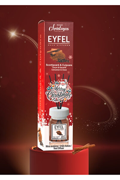 Eyfel "Cinnamon" Room Air Freshener – Reed Diffuser, 120 ml