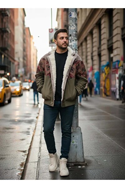 CANMODA (7671) Jachetă unisex supradimensionată în stil Aztec, compatibilă cu...