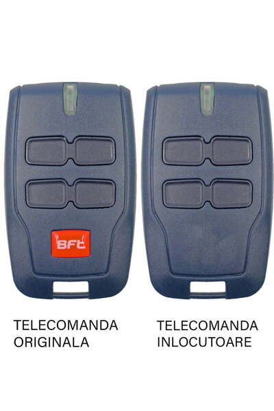 Bft Telecomanda Compatibila Mitto4 cu 4 Butoane, Pentru Automatizari Porti, U...