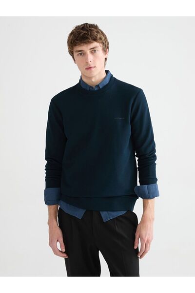 LC Waikiki Southblue Crew Neck Men's Sweatshirt