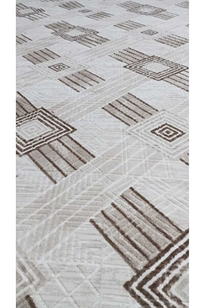 AMASYALI HOME The 6 m2 non-elastic embossed carpet cover has an extra hem allowance of 200*300 dimensions.