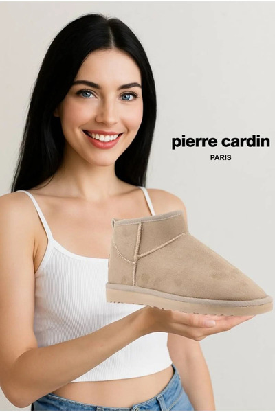 Pierre Cardin Cold Resistant Comfortable Women's Boots Shoes with Fur Inside