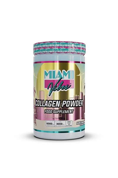Miami Vibes Collagen Peptides, Powder, 450g, Miami Vibes, Bubblegum