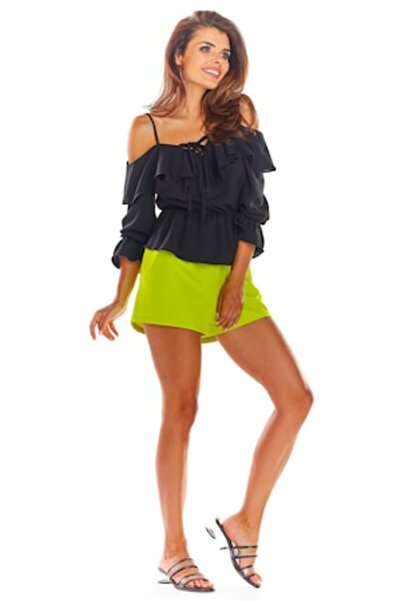 Awama Bluză de damă A309 - Negru (Poliester)