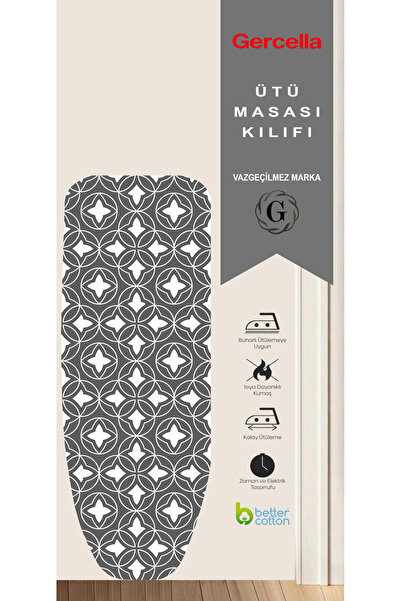 GERCELLA LODOS 120X45(XS SİZE) ÜTÜ MASASI KILIFI BEZİ ÖRTÜSÜ ÜTÜ YEDEK PARÇA ...
