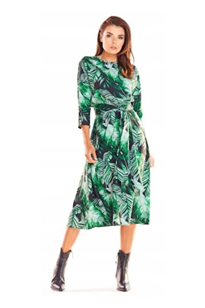 Awama Dress A313 - Green