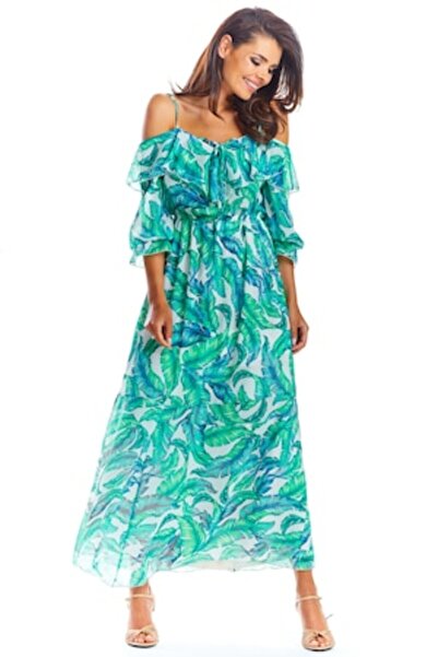Awama - Dress A311 - Green