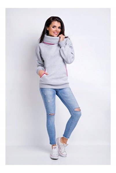 Awama Hanorac pentru femei, gri, L/XL