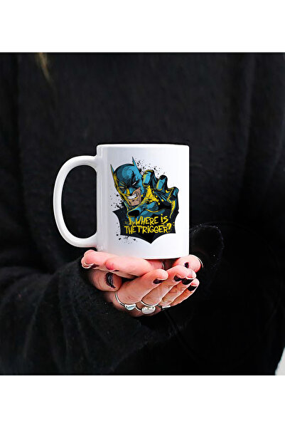 Darkia كوب بورسلين هدية بتصميم باتمان مطبوع