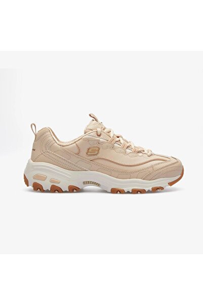 SKECHERS Beige Dlites Women's Sports Shoes