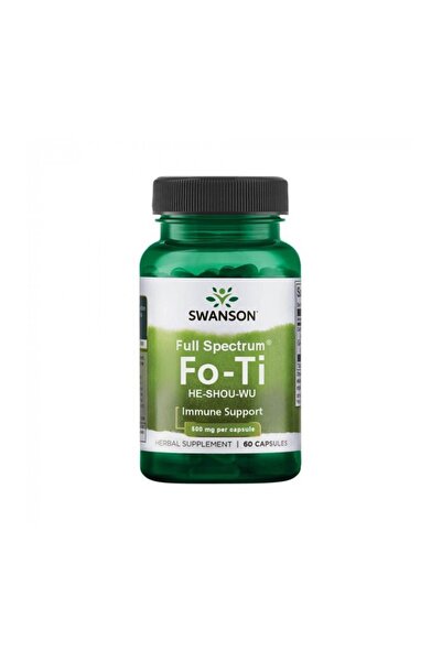 SWANSON Fo-Ti, Troscot Chinezesc 500 mg 60 Capsule
