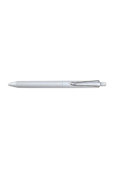REX White pen with a metal handle, blue ink color, 69768