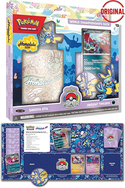 TOYFEST Pokemon Tcg 2024 World Championships Deck Sakuya Ota Orijinal 60 Kart...