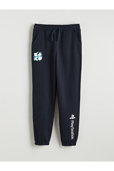 LC Waikiki Ανθρακί παντελόνι Jogger για αγόρια Playstation με τύπωμα