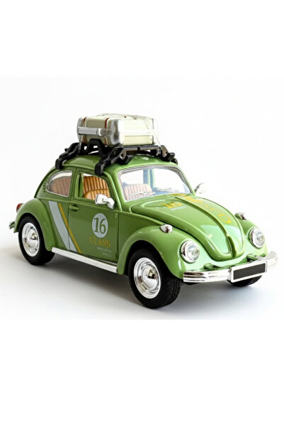 Flower Toys Metal Vosvos Işıklı Müzikli Kapıları Açılır Aksesuarlı Çekbırak M...