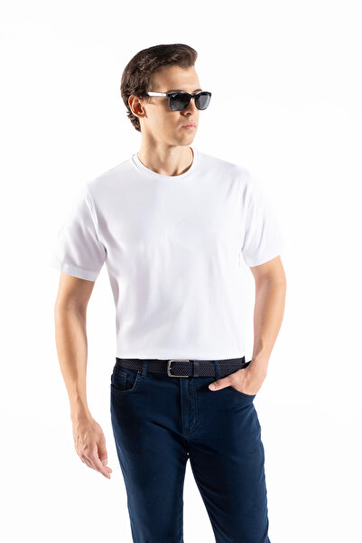 Kısa Kol Beyaz T-shirt