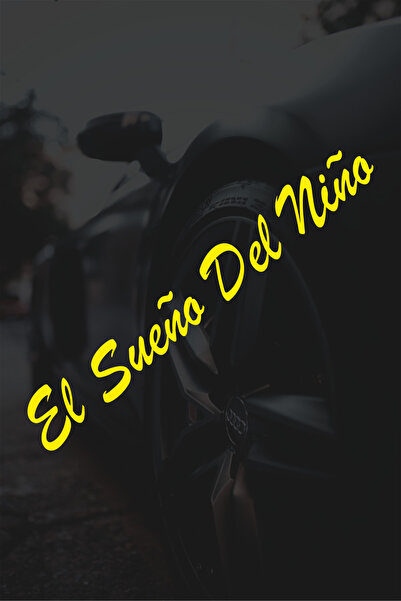 Quart Aksesuar El Sueno Del Nino Sticker Bir Çocuğun Rüyası Motor Araba Cam S...