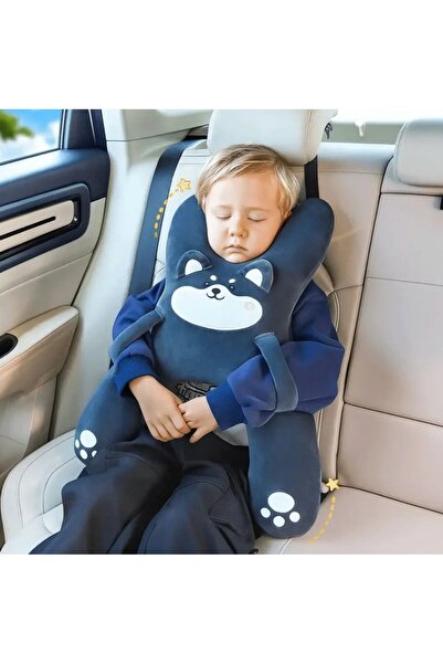 OEM Husky Plush Car Pillow with Arm Supports