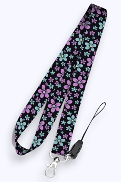 MİLLENEX Pembe Lale Doktor Hemşire Sağlıkcı Telefon Askı Yaka Kartı Boyun Ask...