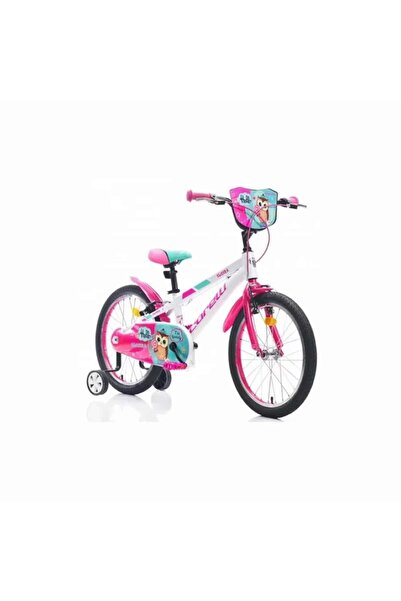 Corelli Swera 20 Jant Beyaz Pembe Yeşil Kız Çocuk Bisikleti 25CM Kadro (5-7 Yaş)