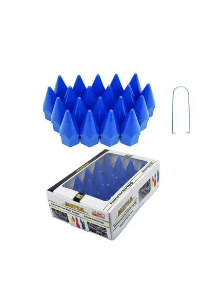 mefsa MAVİ BİJON KAPAĞI 19 MM 20'Lİ SET