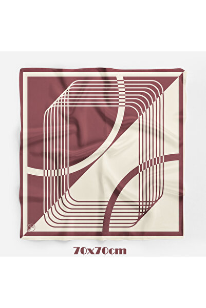 tuaipek BORDO URBAN Desen 70*70cm Bandana/Fular