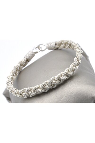 VEFA ASLAN TESBİHÇİLİK Trabzon Kazaziye Örgü Gümüş Bileklik