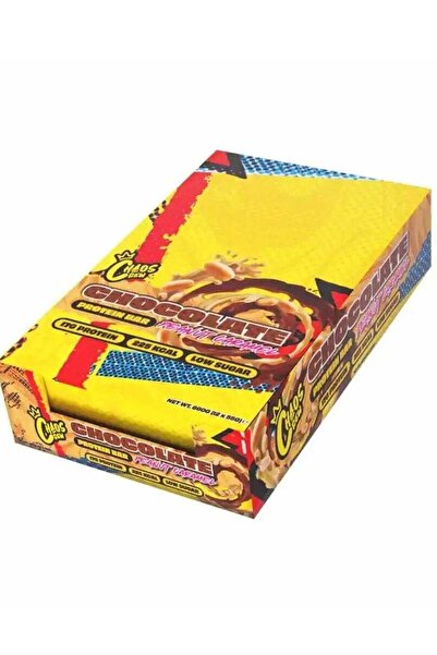 Chaos Crew Protein Bar - Chocolate Peanut Caramel, 55g x12
