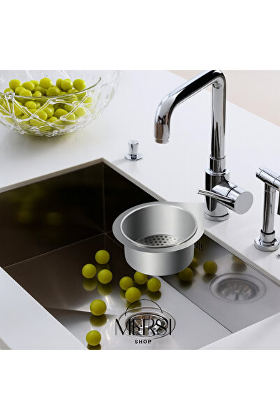 Mersi SHOP Kuğu Tasarımlı Paslanmaz Lavabo Drenaj Sepeti | Askılı Mutfak Süzg...