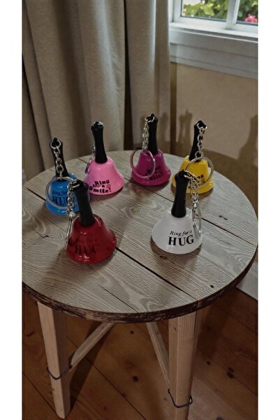 FAMEMUS ACCESSORY Mini Bell Keychain 6Pcs Sending Size:7Cm