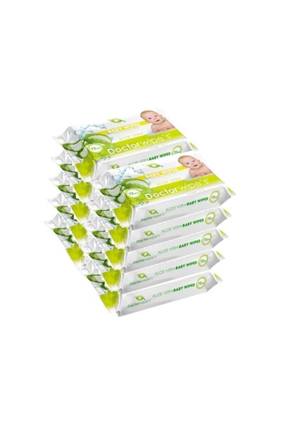 DOCTOR WIPES Șervețele umede Doctor Wipe cu extract de Aloe Vera, capac cu de...