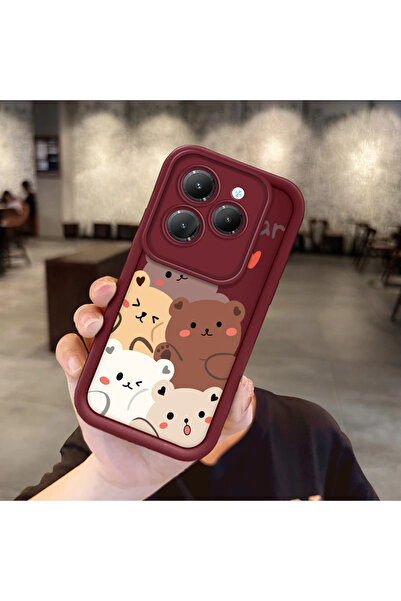 Hontinga حافظة ملونة من مادة السيليكون المتوافقة مع هاتف Infinix Hot 40/40 Pr...