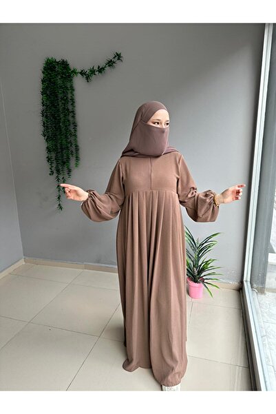 Yüsra Collection Ferace Tesettür Aerobin Dress