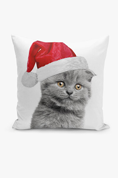 Filamente Двустранен калъф за възглавница с цифров печат Коледа / Животински ...