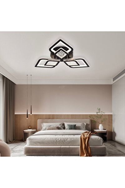 Alista Home Lorenzo LED Chandelier with Remote, 67W, 3 Petals, Cool/Warm/Neut...